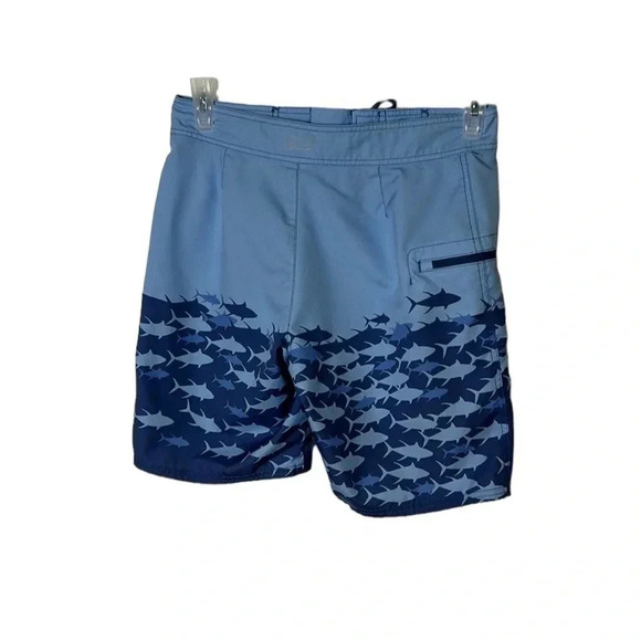 Vineyard Vines short swim trunks,men size 28.Blue, side zip pocket,whale,logo - Picture 4 of 15